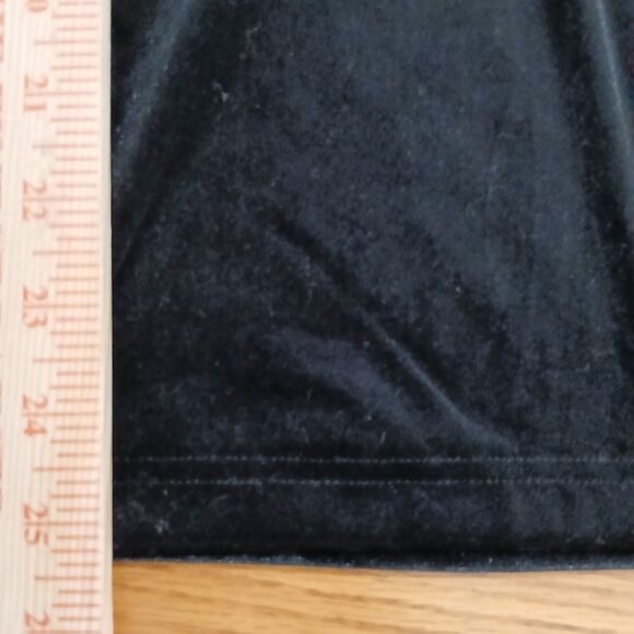 A New Day‎ Women's Black Velvet Jumpsuit Halter Neckline Side Pocket Size L NWT - Picture 6 of 9